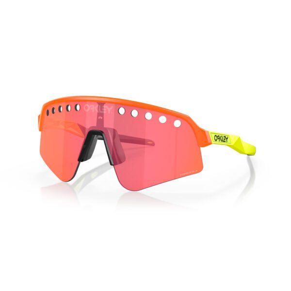 888392575197 Oakley Sutro Lite Sweep (vented) Prizm Trail Torch Lenses, Orange Frame - Image 1