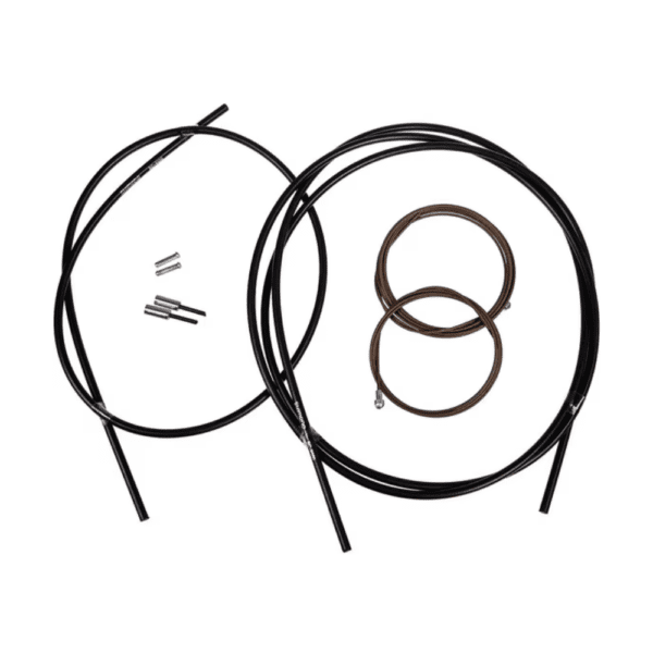 8 Shimano brake Cable set dura-ace Bc-9000 Polymer coated - Black - Image 1