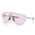 Oakley Sunglasses Fit Wide - High Bridge Fit Prizm Low Light Lenses, Matte Clear Frame