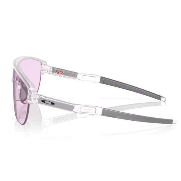 Oakley Sunglasses Fit Wide - High Bridge Fit Prizm Low Light Lenses, Matte Clear Frame - Image 3