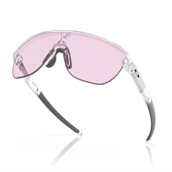 Oakley Sunglasses Fit Wide - High Bridge Fit Prizm Low Light Lenses, Matte Clear Frame - Image 4