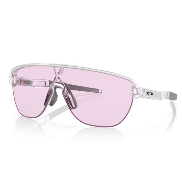 Oakley-2763 Oakley Sunglasses Fit Wide - High Bridge Fit Prizm Low Light Lenses, Matte Clear Frame - Image 1
