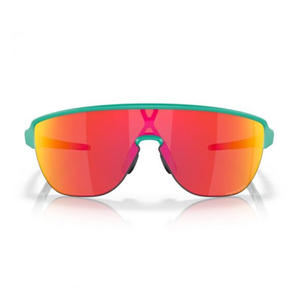 Oakley Sunglasses - Corridor 009248-0442 - Matte Celeste Frame - Prizm Ruby Lense - Image 2