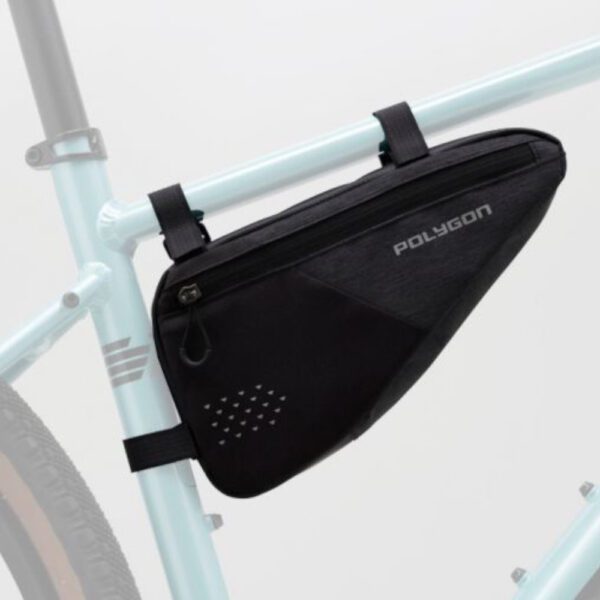 Polygon Frame Bag, Black - Image 3