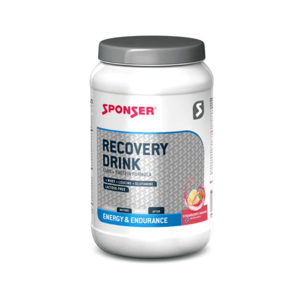 img (83) Sponser Recovery Drink Strawberry/banana 1200 G - Image 1