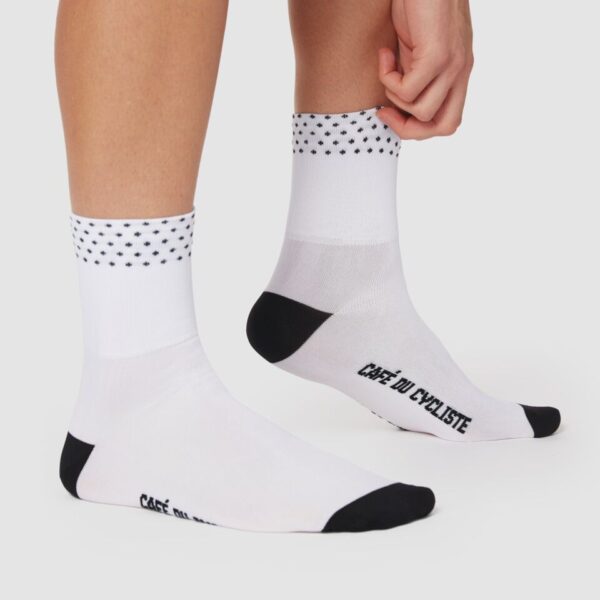socks_dotted_uni_white_dual_960x960_a_30.11.22 Cafe Du Cycliste Socks Dotted Unisex - Image 2