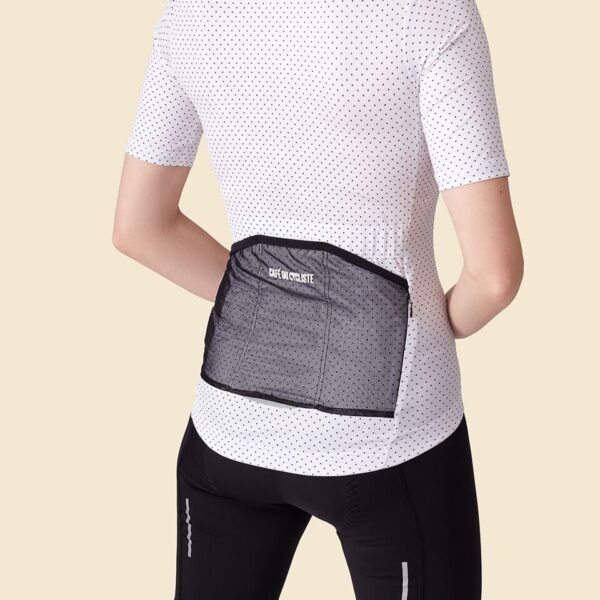 b-jss-fleur2-w-whte_dual_960x960_a Cafe Du Cycliste Jersey Short Sleeve Fleurette V2 Women - Image 2