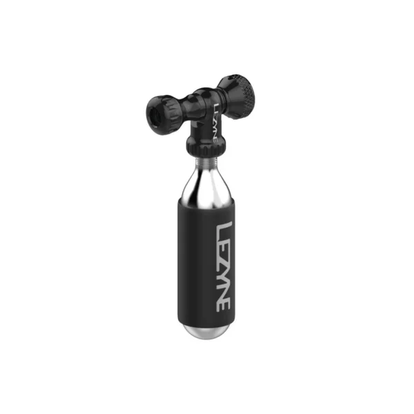 Lezyne Control Drive Co2 Head Only For Easy And Controlled Inflation Black Gloss - Image 1