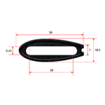 Fast Tt Mounting Spacers - (x2 Spacers) - 20mm - Image 2