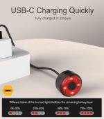 Towild Smart Brake Rear Bike Light Tl03 - Image 2