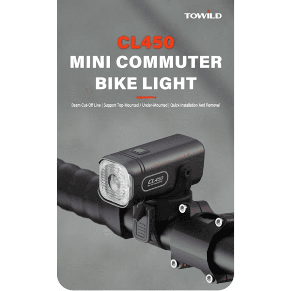 Towild Front Bike Light Cl450 - Image 3